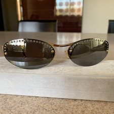 GIANNI VERSACE Line Stone Sunglasses MOD N17 H COL N30 247 Authentic