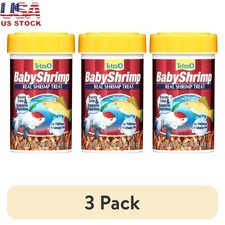 3 Pack BabyShrimp Natural Shrimp Treat Freshwater Saltwater Fish Food Supplement