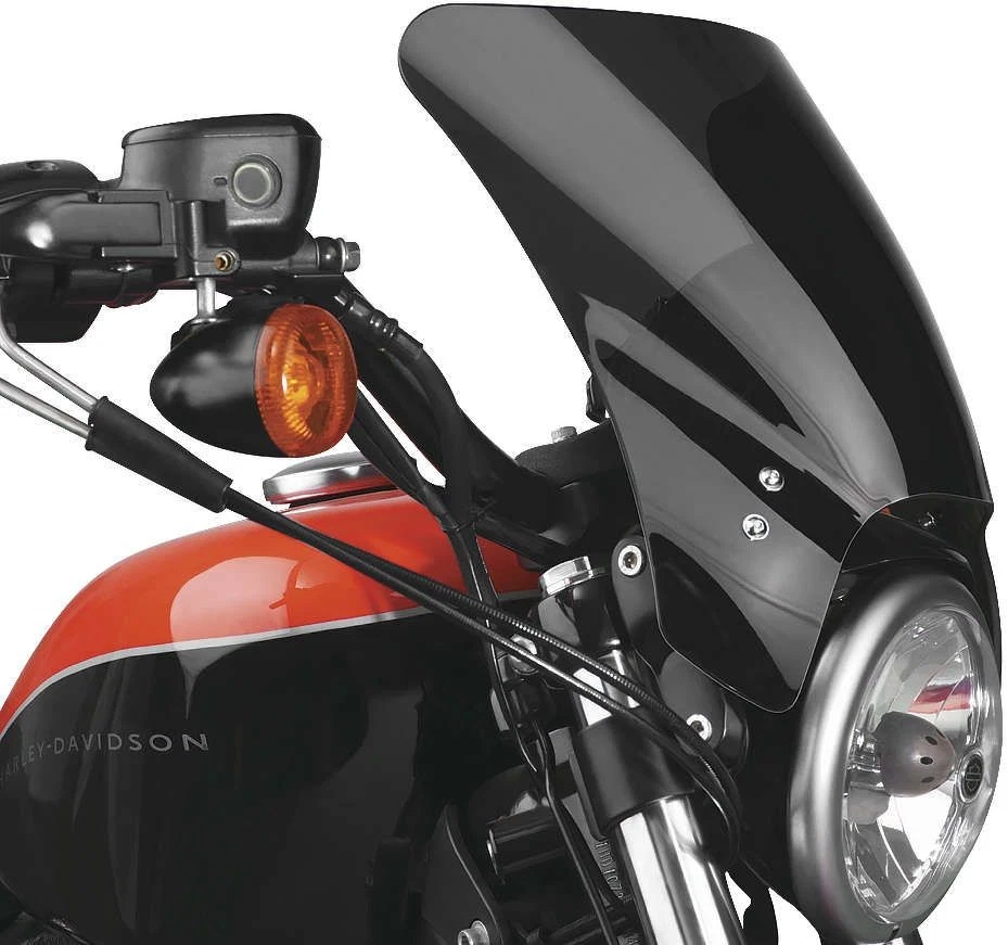 Parabrisas National Cycle Mohawk brazos rectos cortos negro N2831-002 Foto 4 de 4