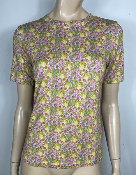Sportscraft Liberty Fabric Floral Tee - Size XS