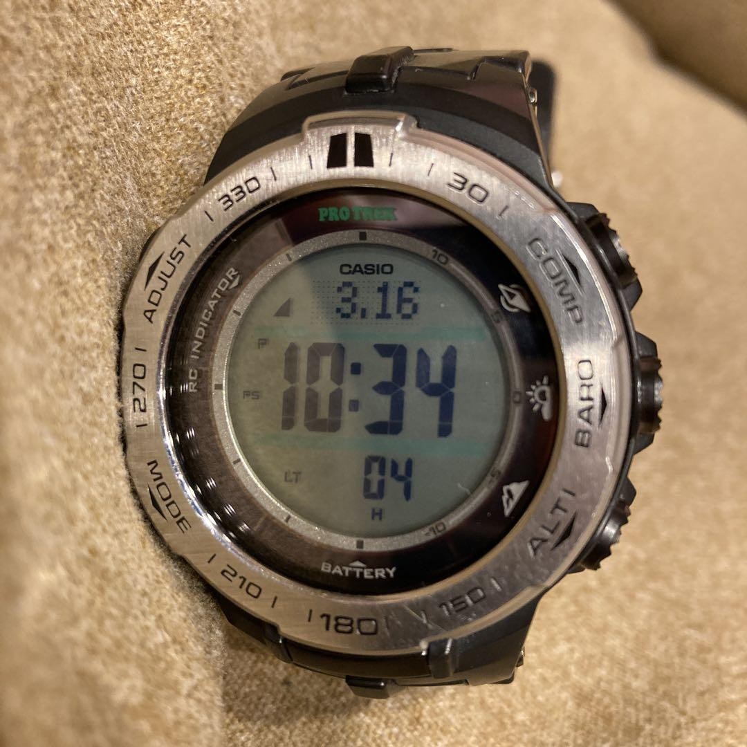 カシオ PRO TREK PRW-3100 Casio Pro Trek RM Series Carbon Band PRW-S3100-1JF