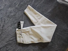 NWT Ego 7 CA White Full Grip High Waist Breeches US 36 or I42