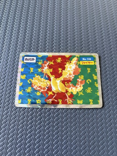 Moltres Holo No.146 Prism Topsun Pokemon Card 1995 Japanese Edition