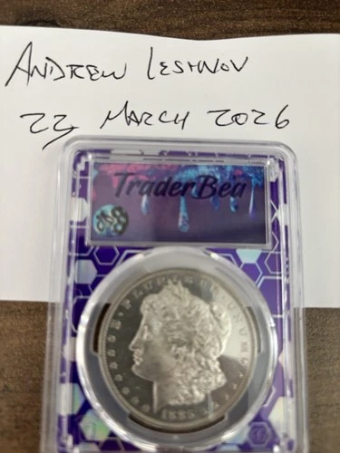 1885 O Morgan Silver Dollar PCGS MS65+PL