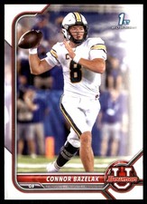 Connor Bazelak 2021-22 Bowman University #84 Missouri Tigers NFL READ FREE SHIP