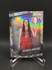 2025 Panini Prizm WNBA #140 Georgia Amoore RC Gold Logo Prizm /10 Rookie