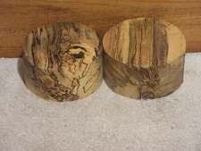 2PC SPALTED MISSOURI  HACKBERRY  TURNING WOOD BOWL BLANK