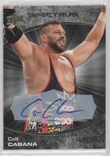 2021 Upper Deck AEW Spectrum Dark Auto 23/25 Colt Cabana #49 Auto 0ze5