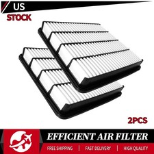 2Pcs Engine Air Filter Set for 2008- 2021 Lexus LX570 Toyota Land Cruiser Tundra