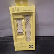 Apple Watch Band Silicone 38/40/41mm White All in Motion, 135 To 180mm Wrists