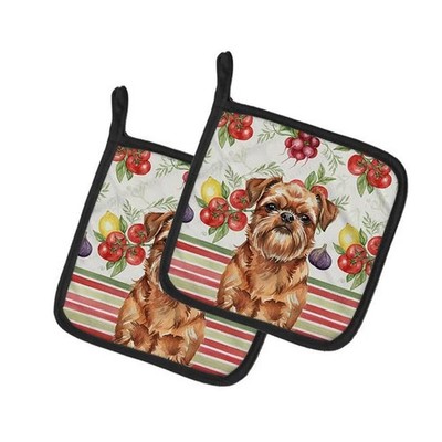 Carolines Treasures WDK8148PTHD Unisex Adult Red Brussels Griffon Vegetables ...
