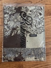 100 Pashmina Scarf Brown Silver Floral Shimmer Metallic Thread Fringe New
