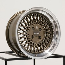One 16x8 Klutch Sl1 4x100 15 Bronze Machined Lip Wheel Rim 73.1 One 16x8 Klutch Sl1 4x100 15 Bronze Machined Lip Wheel Rim 73.1