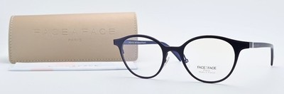 FACE A FACE Brille Vicky 2 9381 Panto Matt Dunkelviolett Exklusiv Klassisch Etui