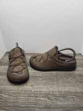 Stegmann Clogs Brown Wool Slip On Lace Up Non Slip Women's Size 6 EUC