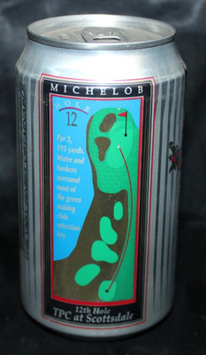 Missouri 12oz - Anheuser-Busch - MICHELOB DRY 1995 GOLF 12th Hole TPC Scottsdale
