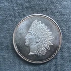 Liberty Indian Head One Troy Ounce Silver Round, .999 Fine Silver