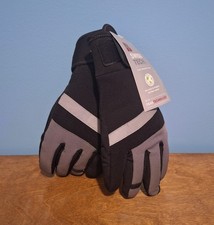 Swiss Tech Gloves; Unisex; Gray and Black; Size S/M; Plush lined