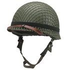 WW2 US M1 Steel Helmet Military Combat Army Field Helmet with Net Cover