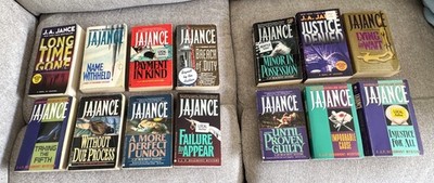 Lot of 14 J.A. Jance PB Books   J.P. Beaumont Series - 1 Signed