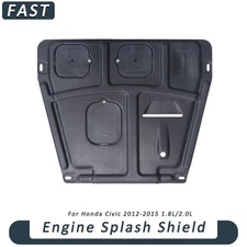 Dustproof Engine Splash Shield Under Cover For Honda Civic 2012-2015 1.8L/2.0L