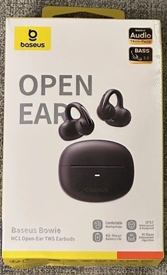 Baseus Bowie MC1 Open-Ear TWS Earbuds, IP57, AI Bass, 40h time Model PM138