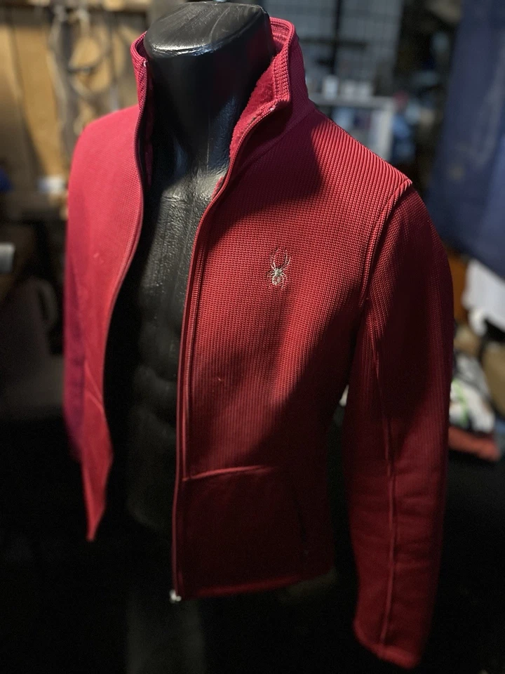 Женская красная плюшевая куртка Spyder - Изображение 2 из 4