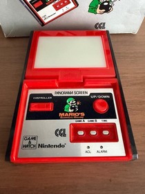 Nintendo Game & Watch Panorama Mario&rsquo;s Bombs Away TB-94 Boxed Complete 1983