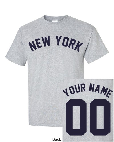 New York CUSTOM Name \u0026 Number T-Shirt 