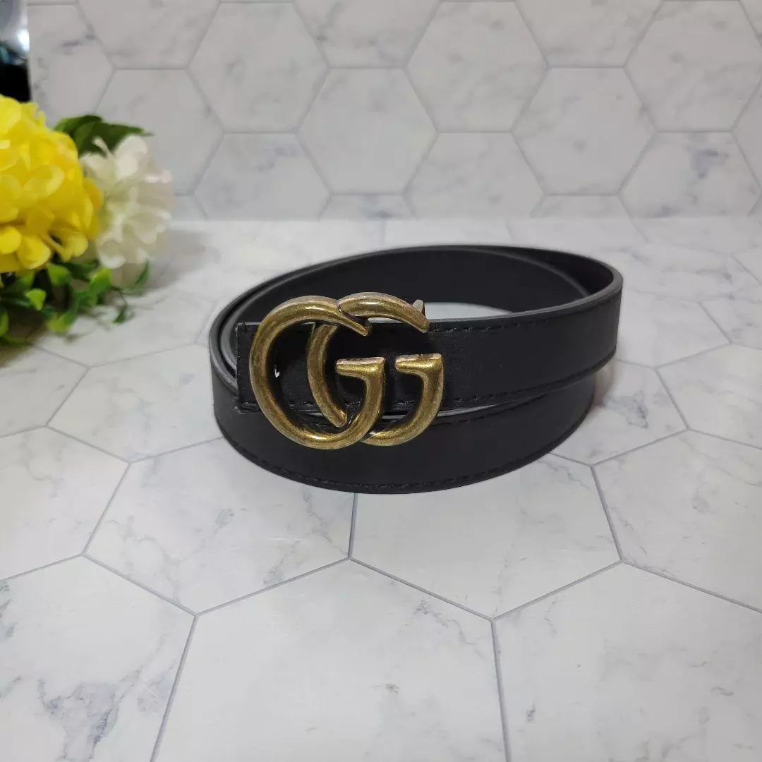 Ceinture GUCCI noire x dorée