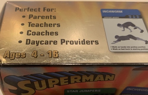 Superman Exercise Flash Cards Game for Kids FitDeck Teens Teachers DC Comics NEW - Picture 5 of 5