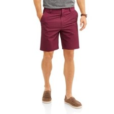 George Men's Hybrid Swim Trunks Shorts Size 40 Merlot Color 9" Inseam NEW
