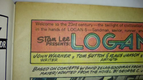 Logans Run Comic Book #7 1977 Cathedral Prime Marvel Comics Stan Lee Presents - Bild 6 von 6