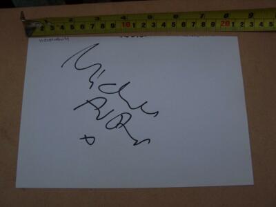 Michele Austin Autogramm (Code AP10) bitte nach unten scrollen