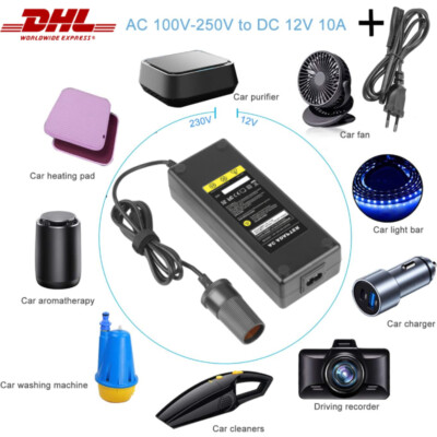 12V auf 230V 5-10A 120W AC/DC KFZ Spannungswandler zigarettenanzünder Netzteil