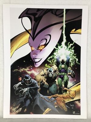 Year Of The Villain Hell Arisen 1 COVER DC Comic Poster Print 12x16 Greg Capullo