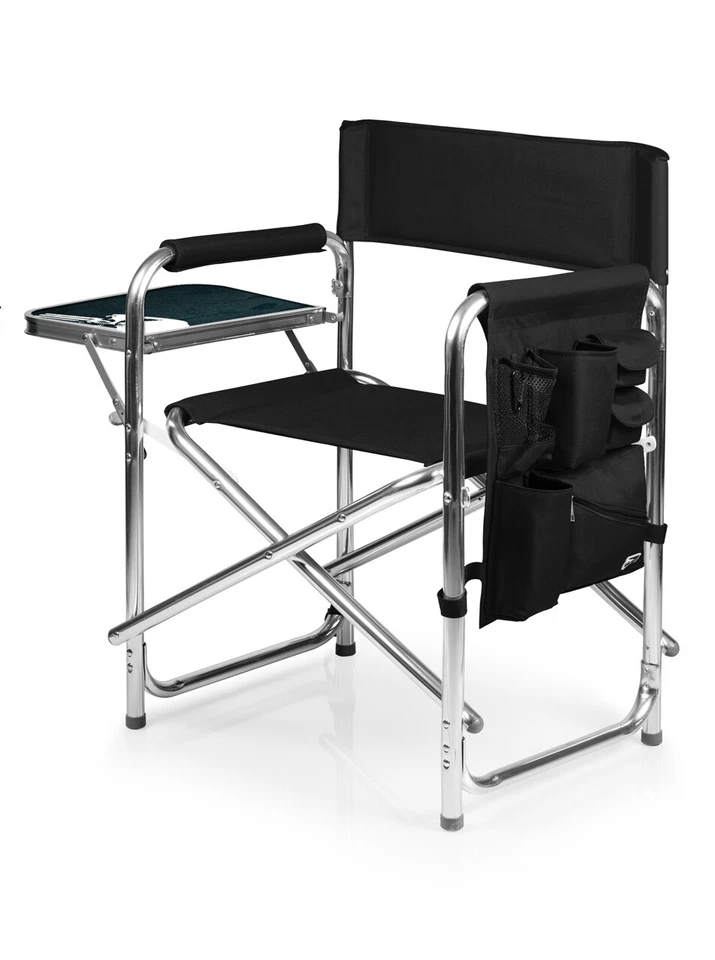 Cadeira dobrável esportiva de lona Picnic Time Punisher espectador Marvel Comics preta - Imagem 2 de 4