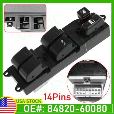 RHD Power Window Switch 84820-60080 For Toyota LAND CRUISE Prado