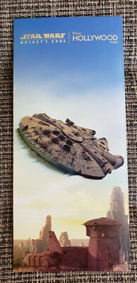 STAR WARS GALAXY'S EDGE HOLLYWOOD STUDIOS DISNEY WORLD METALLIC PRINT PARK MAP 