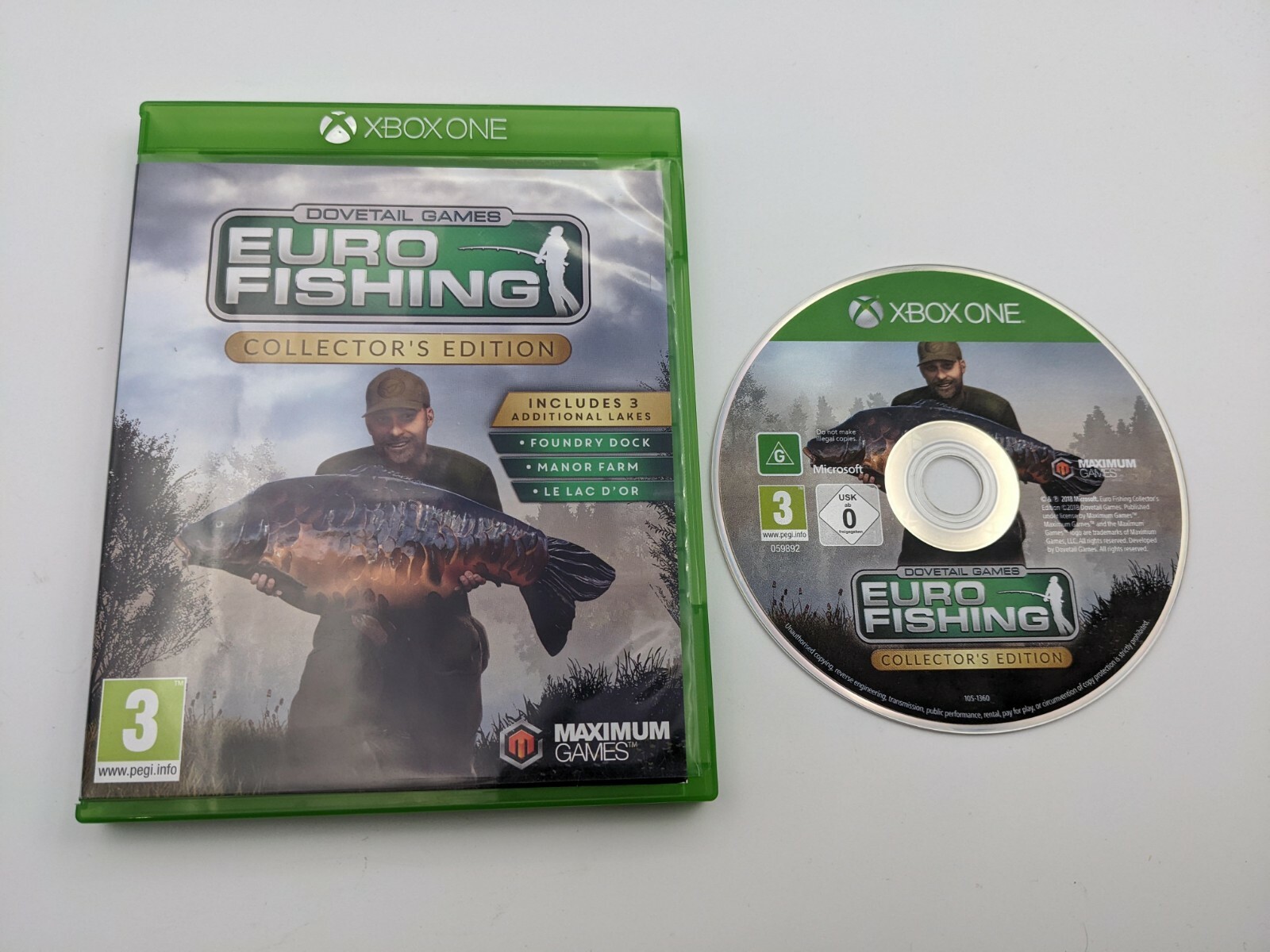 Euro Fishing Collector's Edition - Xbox One Game - Free, Fast P&P!