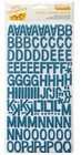 Amy Tan Plus One Thickers Alpha Stickers 5.5"X11" 168/Pkg-Other Half/Aq - 3 Pack