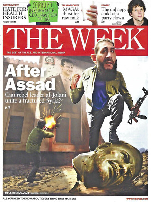The Week Magazine December 20 2024 Fall of Assad Syria After Assad MAGA