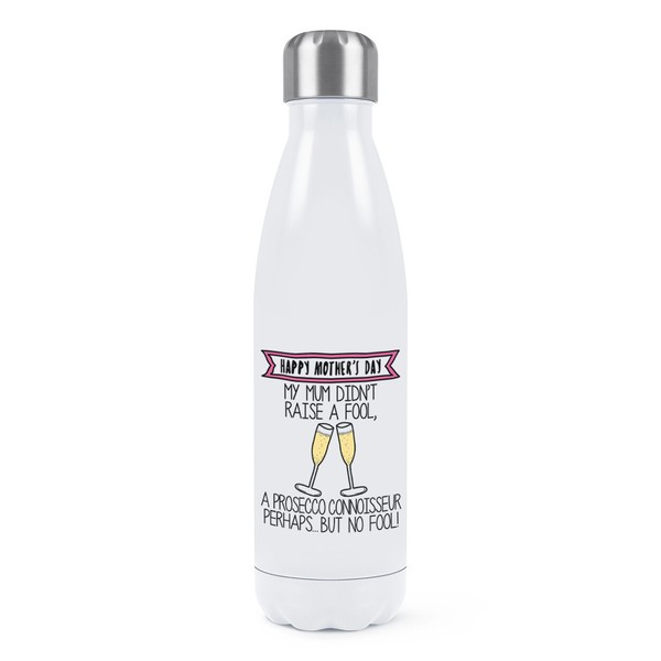 Happy Muttertag Prosecco Kenner Doppelwand Wasserflasche Mutter Liebhaber Lustig-image