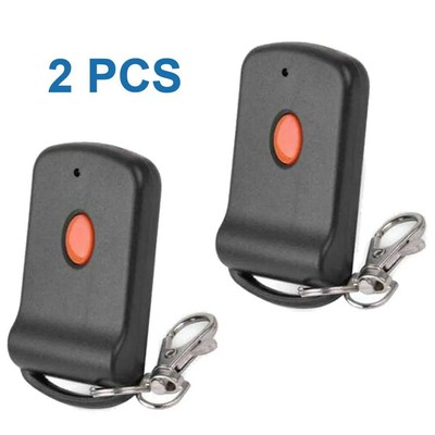 2x For 3089 Multi-Code Multicode 308911 For Linear MCS308911 300mhz Black Remote