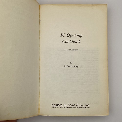 Integrated Circuit Operational Amplifier Cookbook Walter G Jung 2nd Ed 1983 PB - Imagen 6 de 13