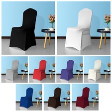 Dining Chair Covers Spandex Flat Stretch Wedding Banquet Anniversary Party Decor