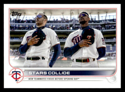 2022 Topps Update #US230 Stars Collide (Carlos Correa / Byron Buxton) card