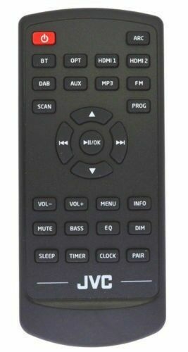 NEW Genuine JVC Soundbar Remote Control for TH-WL701B / TH-WL703B - Picture 2 of 3