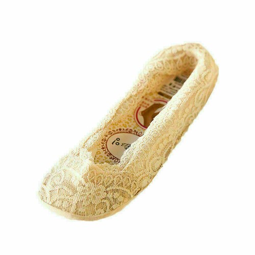 5Pair Anti-slip Footsies Skin Shoe Liners Invisible Thin Lace Socks Women Ladies - Picture 14 of 15