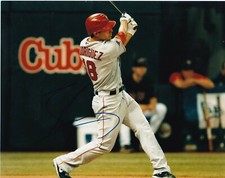 SEAN RODRIGUEZ   LOS ANGELES ANGELS   ACTION SIGNED 8x10